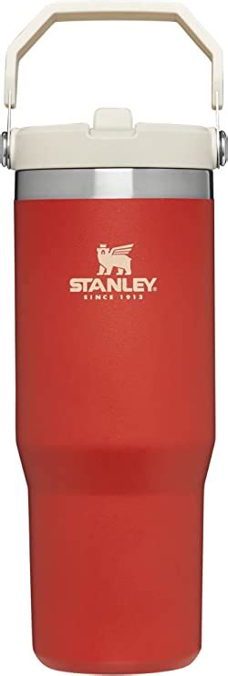 stanley carnelian|STANLEY IceFlow Stainless Steel Tumbler with Straw, Vacuum .